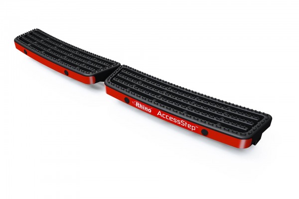 Rear step AccessStep black | with universal parking sensors