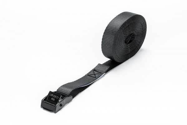 Cam buckle strap single-part 350 daN black