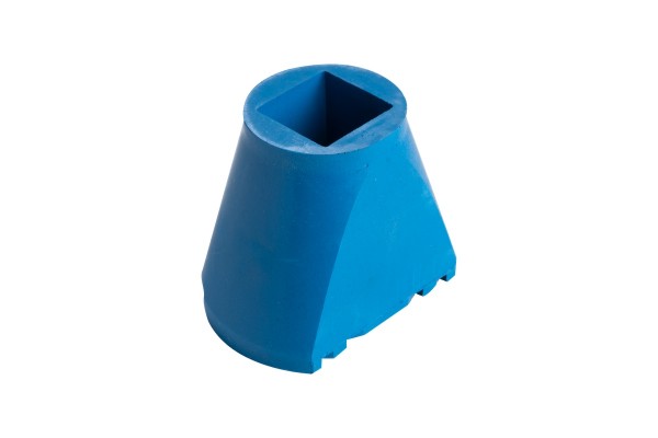 Rubber foot for square cargo bar